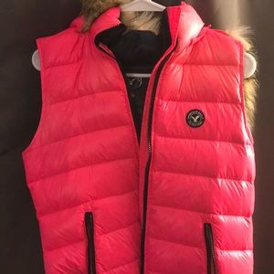 Hot pink American Eagle vest